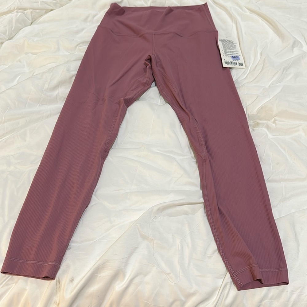 Lululemon Align Ribbed HR Pant 25” Size 8